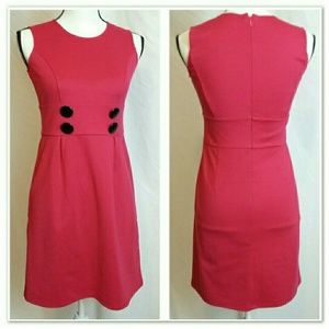 Chic Retro Button Accent Dress